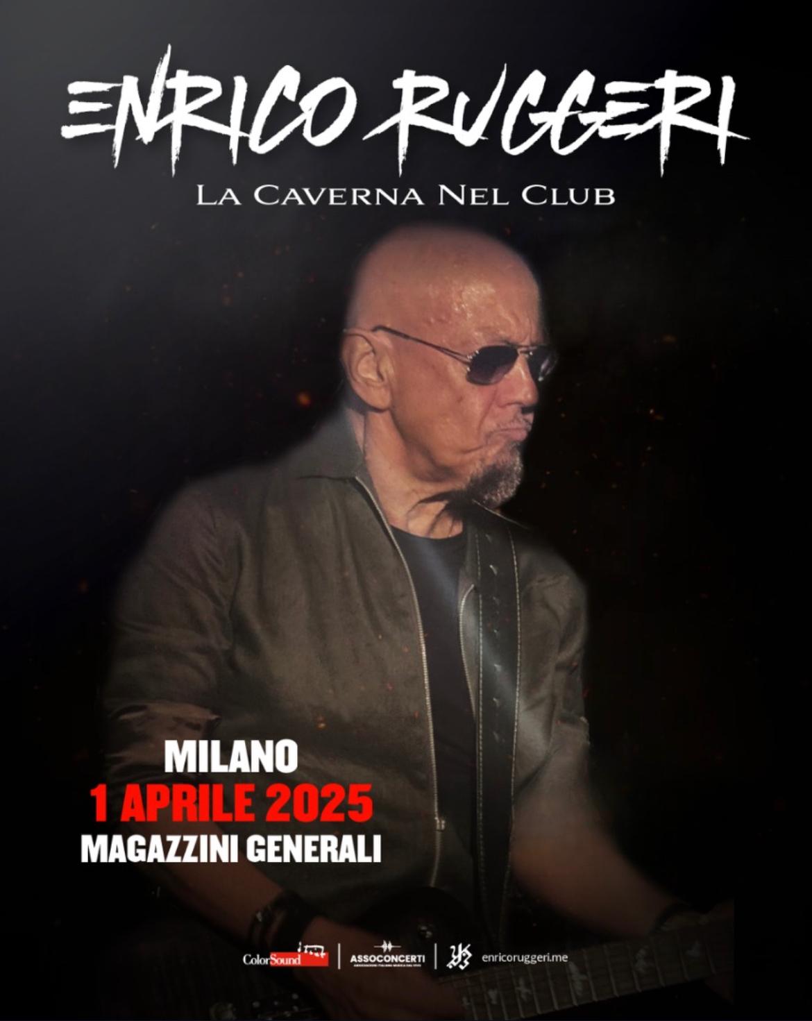 ENRICO RUGGERI 1 APRILE 2025 - MILANO MAGAZZINI GENERALI