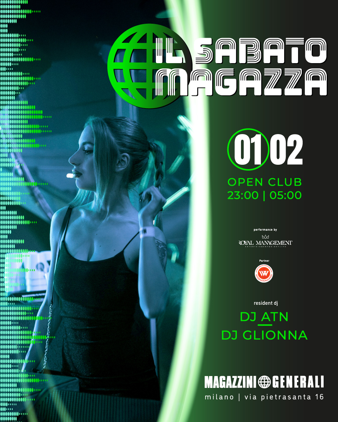 IL SABATO MAGAZZA SABATO 1 FEBBRAIO 2025 - MILANO MAGAZZINI GENERALI